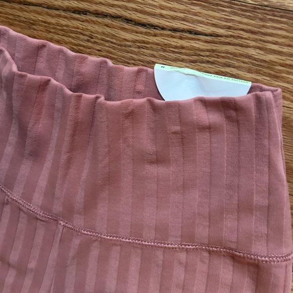 Women's Mauve Ruffle Hem Shorts - Picture 3 of 7